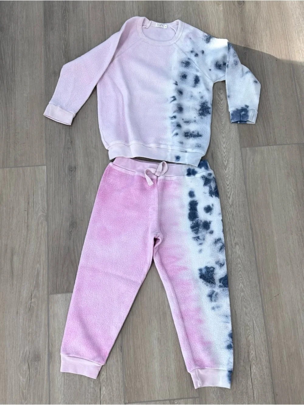 COZII USA long sleeve and pants set girls size 5 pink